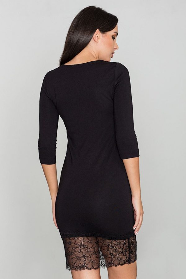 Black Evening Dress in Evening Dresses with Spandex, Polyester and Viscose