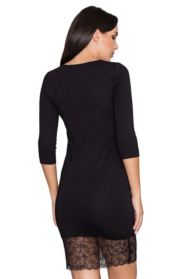 Black Evening Dress in Evening Dresses with Spandex, Polyester and Viscose