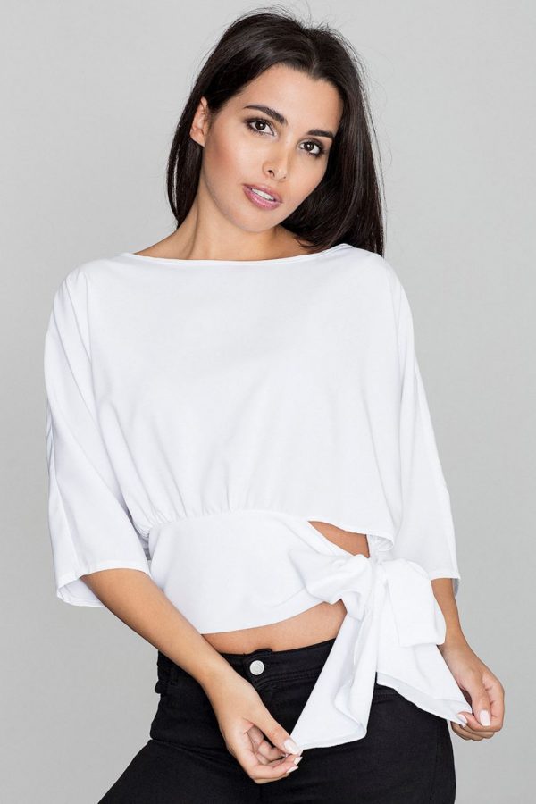 white Blouse model 111057 Figl