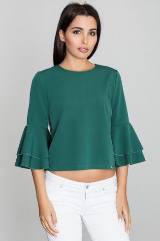 green Blouse model 111061 Figl