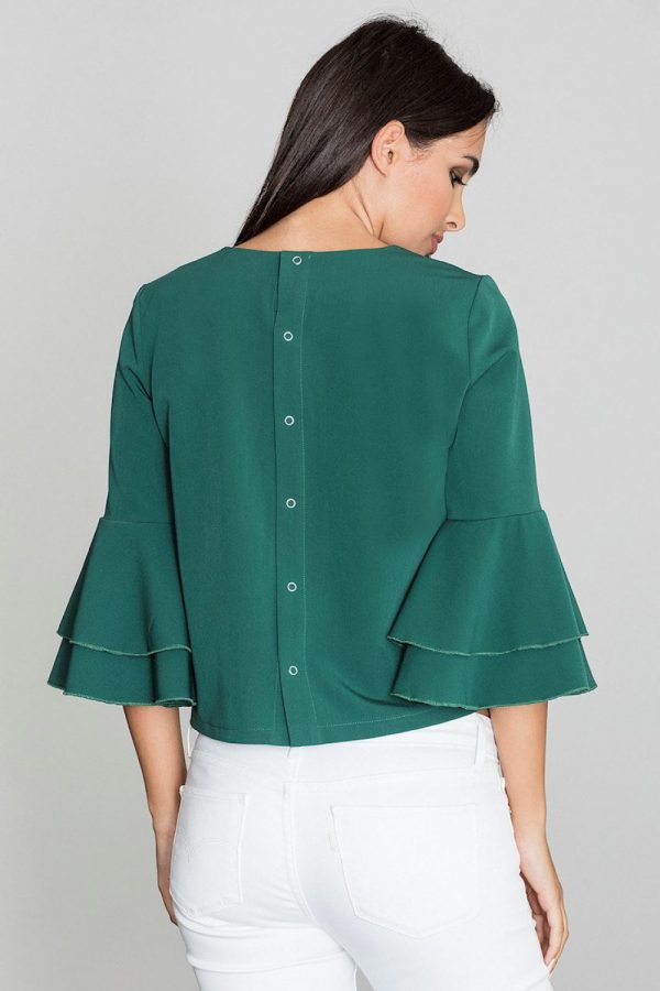 green Blouse model 111061 Figl