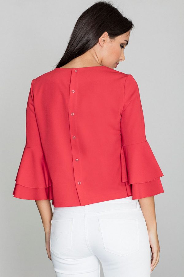 red Blouse model 111073 Figl