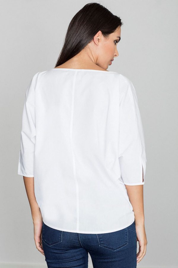 white Blouse model 111080 Figl