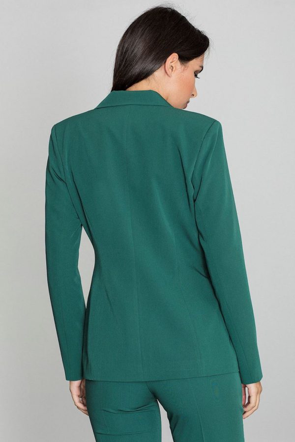 Green Jacket in Jackets, Vests For Women with Polyester and Viscose