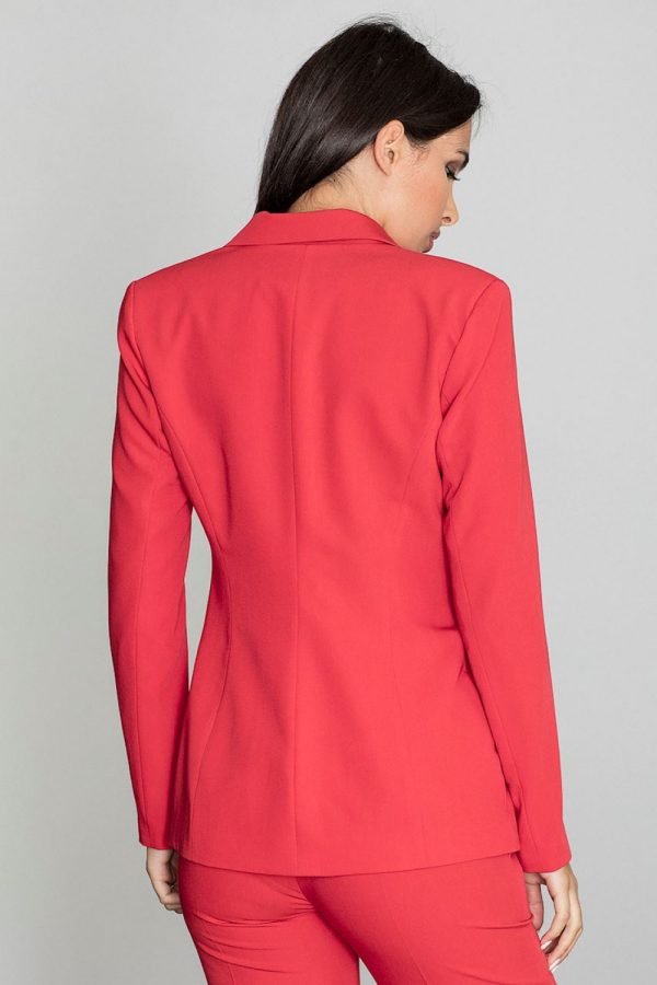 Red Jacket in Jackets, Vests For Women with Polyester and Viscose