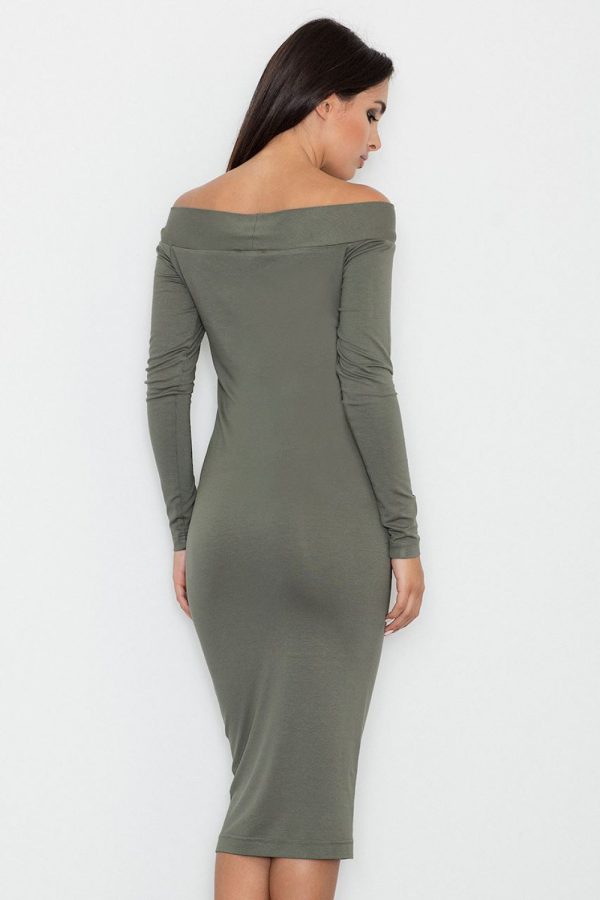 Green Evening Dress in Evening Dresses with Spandex and Viscose