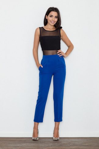blue Women trousers model 111115 Figl