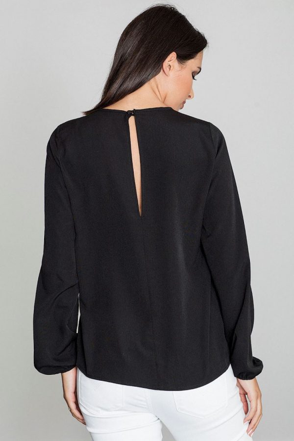 black Blouse model 111131 Figl