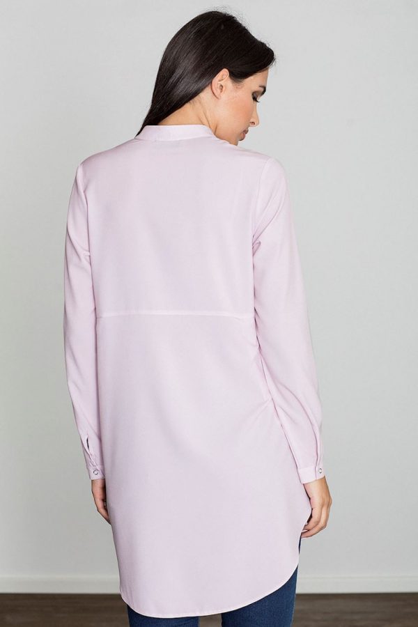 Pink Tunic in Women`s Blouses, Tunics with Spandex and Polyester