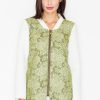 Green Coat in Women`s Coats, Jackets with Polyester and Wool