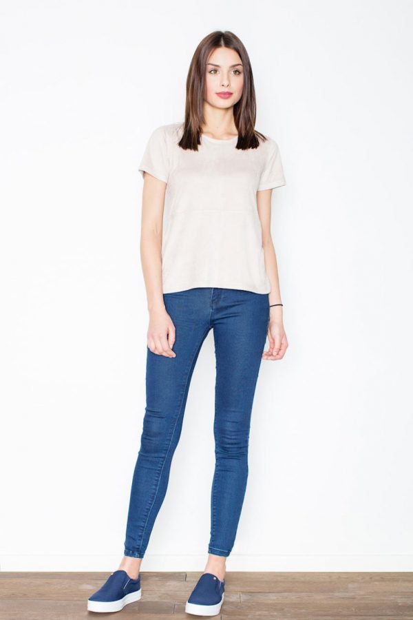 beige Blouse model 111507 Figl