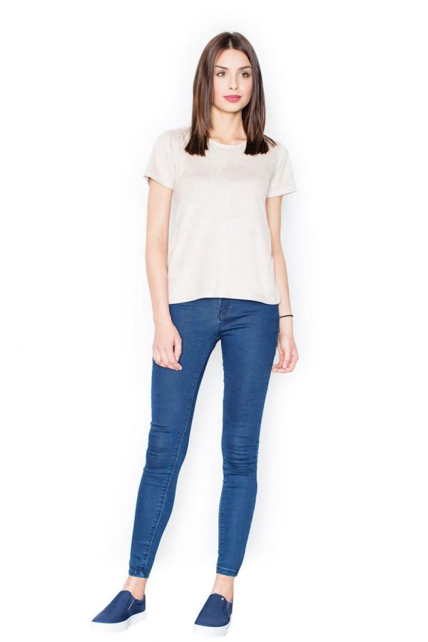 beige Blouse model 111507 Figl