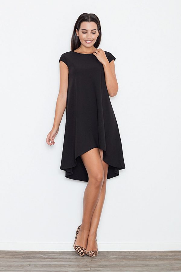 Black Evening Dress in Evening Dresses with Polyester and Viscose