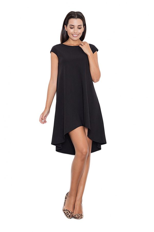 Black Evening Dress in Evening Dresses with Polyester and Viscose