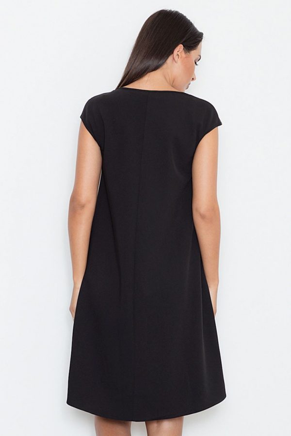 Black Evening Dress in Evening Dresses with Polyester and Viscose