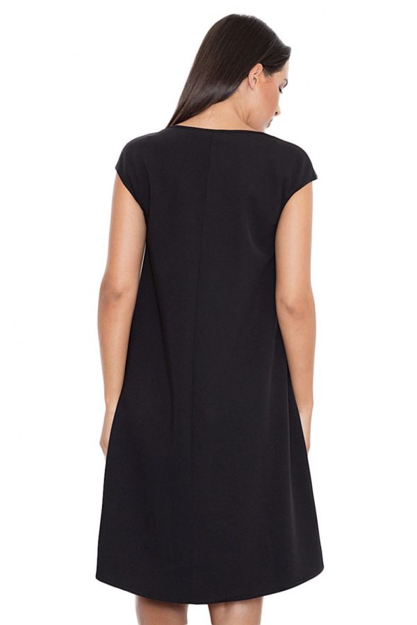 Black Evening Dress in Evening Dresses with Polyester and Viscose