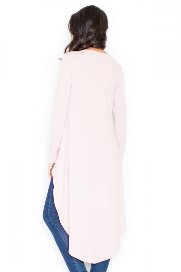 Pink Tunic in Women`s Blouses, Tunics with Spandex and Viscose