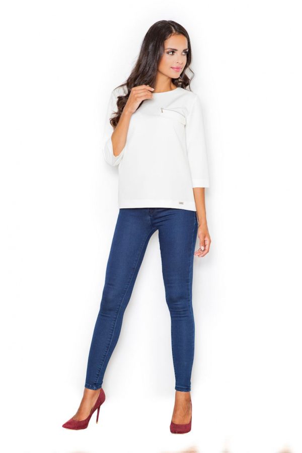 beige Blouse model 111532 Figl
