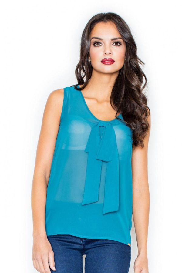 green Blouse model 111718 Figl