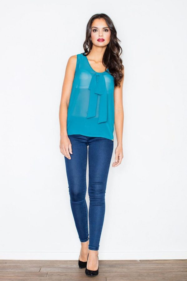 green Blouse model 111718 Figl