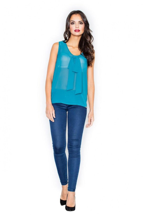 green Blouse model 111718 Figl