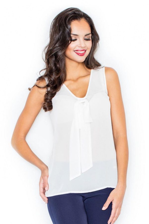 beige Blouse model 111719 Figl