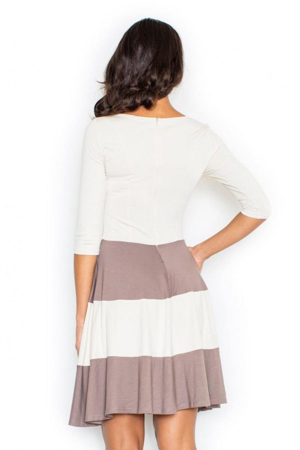 brown Daydress model 111720 Figl