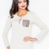 beige Blouse model 111738 Figl