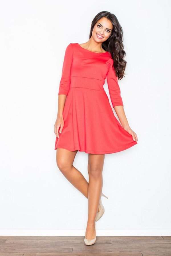 Pink Cocktail Dress in Formal Dresses, Cocktail Dresses with Spandex, Polyester and Viscose