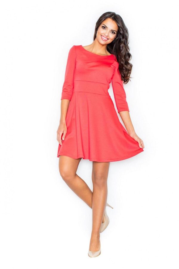 Pink Cocktail Dress in Formal Dresses, Cocktail Dresses with Spandex, Polyester and Viscose