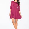 Red Cocktail Dress in Formal Dresses, Cocktail Dresses with Spandex, Polyester and Viscose