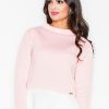Pink Blouse in Women`s Blouses, Tunics with Polyester