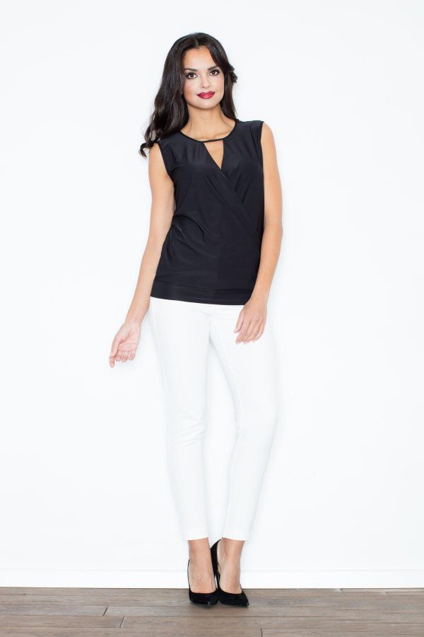 black Blouse model 43864 Figl
