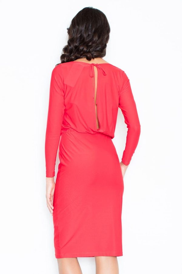 red Daydress model 43885 Figl