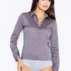 Grey Shapewear Body in Shapewear Bodies For Women with Lycra, Polyester and Viscose
