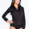 Black Shapewear Body in Shapewear Bodies For Women with Lycra, Polyester and Viscose