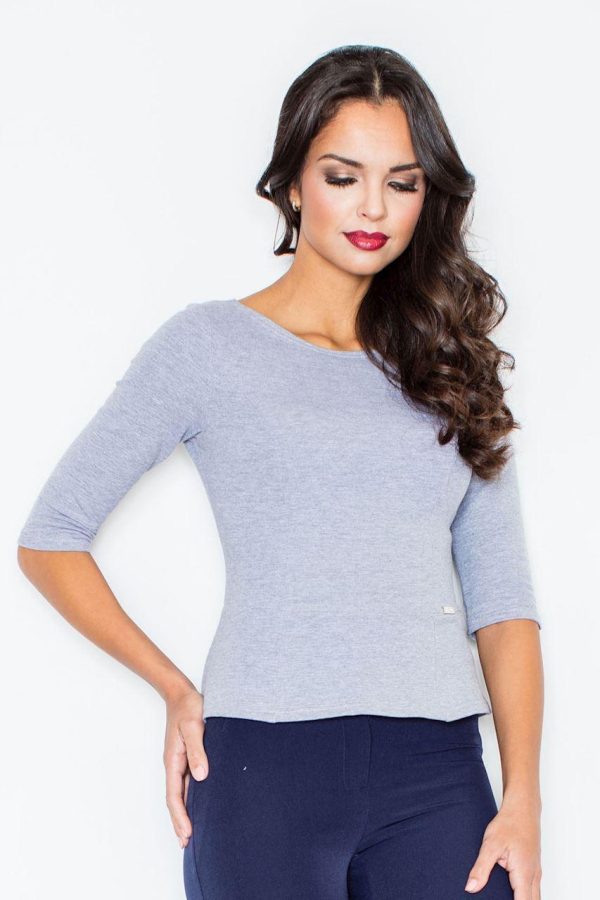 grey Blouse model 44200 Figl