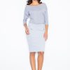 Grey Daydress in Day Dresses with Cotton and Spandex