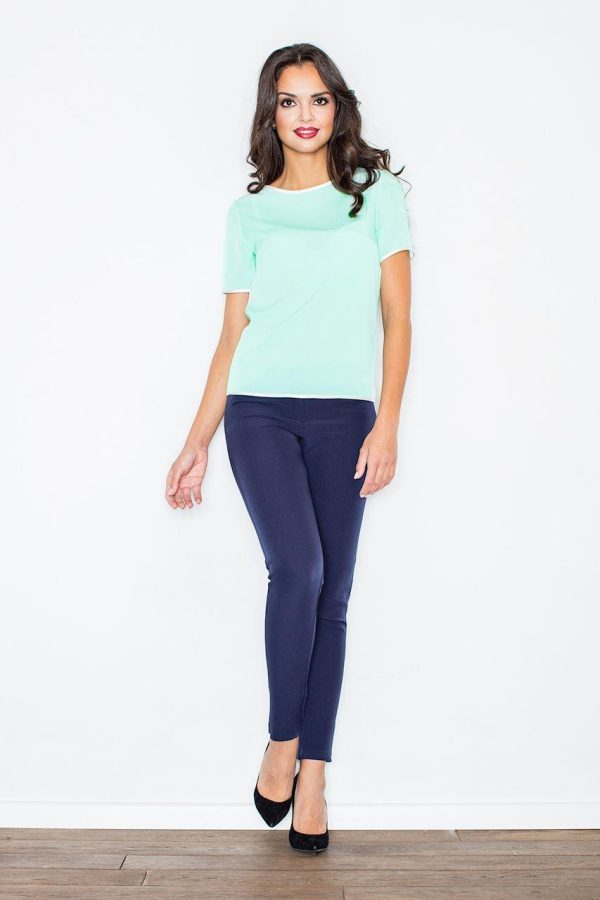 green Blouse model 28004 Figl