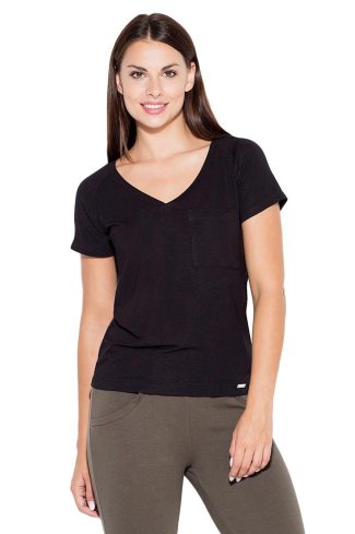 313116 Black Blouse in Women`s Blouses, Tunics with Spandex and Viscose