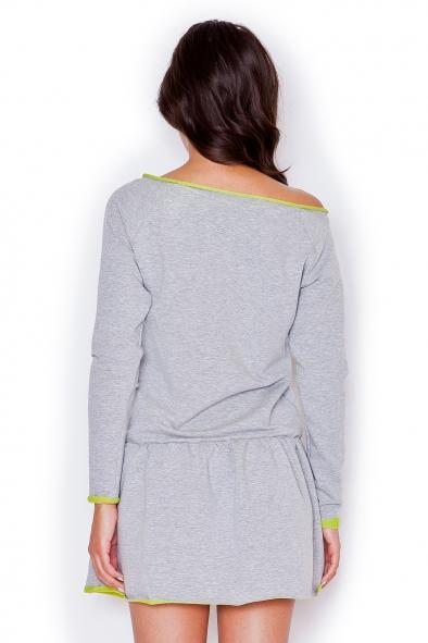Green Daydress in Day Dresses with Cotton, Spandex and Polyester