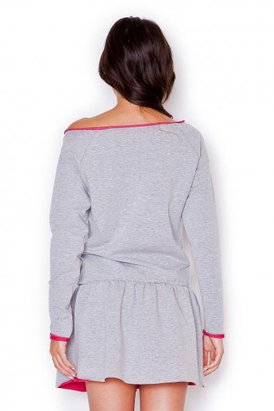 Pink Daydress in Day Dresses with Cotton, Spandex and Polyester