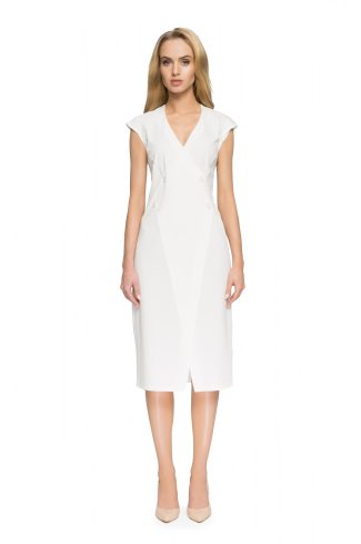 Beige Cocktail Dress in Formal Dresses, Cocktail Dresses with Spandex, Polyester and Viscose