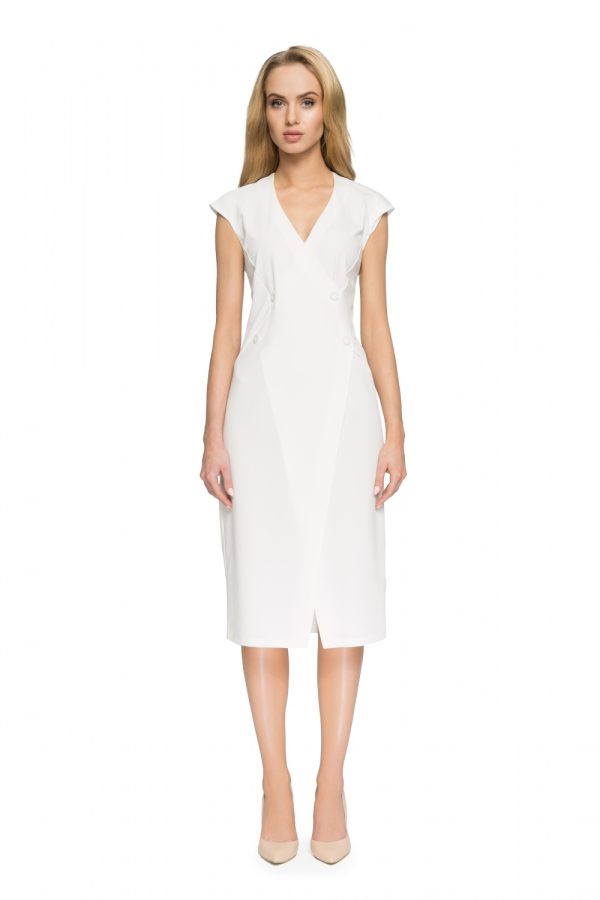 Beige Cocktail Dress in Formal Dresses, Cocktail Dresses with Spandex, Polyester and Viscose