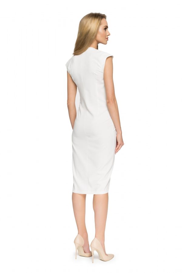Beige Cocktail Dress in Formal Dresses, Cocktail Dresses with Spandex, Polyester and Viscose