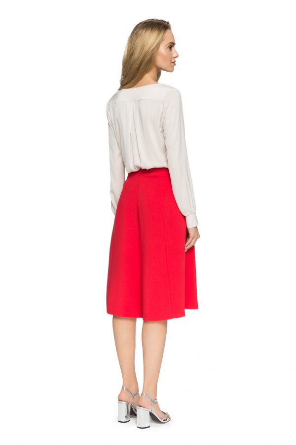 Beige Blouse in Women`s Blouses, Tunics with Spandex and Polyester