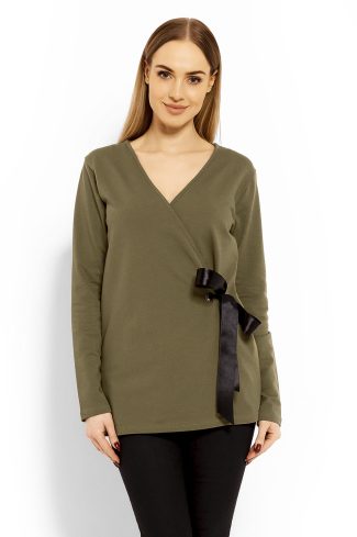 green Blouse model 113248 PeeKaBoo