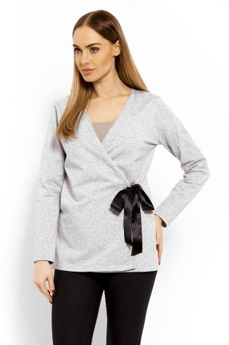 grey Blouse model 113249 PeeKaBoo