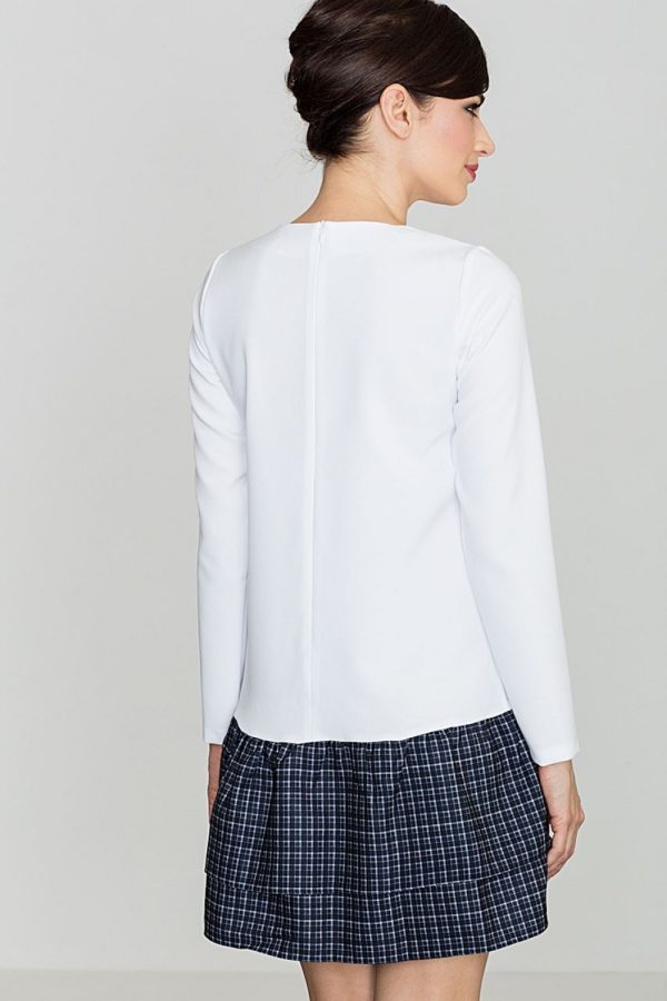 White Daydress in Day Dresses with Polyester