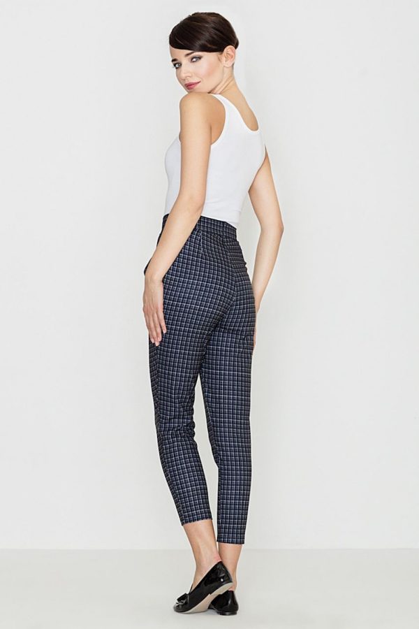Black Women Trousers in Casual Pants For Women with Polyester